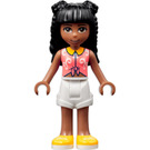 LEGO Priyanka con Rosa y Naranja Parte superior Minifigura