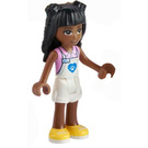 LEGO Priyanka s Bílá Krátký Dungarees Minifigurka