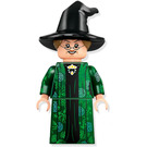 LEGO Professor McGonagall with Black Bent Hat and Open Mouth Minifigure