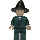 LEGO Professor Minerva McGonagall met Zwart Hoed (Single Sided Hoofd) Minifiguur