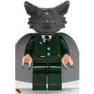 LEGO Professori Remus Lupin jossa Tummanvihreä Puku ja Werewolf Pää Minihahmo