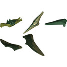 LEGO Pteranodon Dinosaur with Dark Green Back