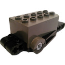 LEGO Pullback Motor mit schwarzer Basis und No Beam Studs (32283)