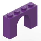 LEGO Purple Arch 1 x 4 x 2 (6182)