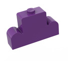 LEGO Violet Brique 1 x 4 x 2 avec Centre Stud Haut (4088)