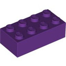 LEGO Paars Steen 2 x 4 (3001 / 72841)