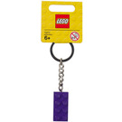 LEGO Purple Brique Clé Chaîne (853379)
