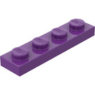 LEGO Lila Platte 1 x 4 (3710)