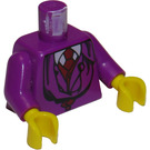 LEGO Purple Quirrell Torso with Purple Arms and Yellow Hands (973 / 73403)