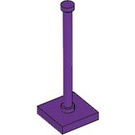 LEGO Viola Piastrella 2 x 2 Segnale stradale Base (senza anello di arresto) (30256)