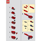 LEGO Pyroraptor Set 122329 Instructions