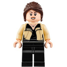 LEGO Qi'ra med Brungul Jacka Minifigur