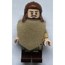 LEGO Qui-Gon Jinn con Poncho y Gris en Barba Minifigura