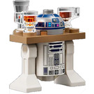 LEGO R2-D2 with Dark Tan Serving Tray and Flat Silver Head Minifigure