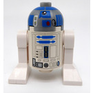 LEGO R2-D2 with Flat Silver Head and Red Dots with Blue Minifigure