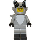 LEGO Raccoon Kostym Fan Minifigur