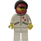 LEGO Race Car Driver with 2 Stars on Shirt Minifigure
