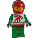 LEGO Race Auto Driver avec raised smile et Noir dimple Figurine