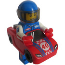 LEGO Race Auto Guy Minifigur