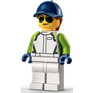 LEGO Race Bil Mechanic Minifigur