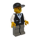 LEGO Race Official avec Noir Tuxedo Minifigurine