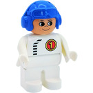 LEGO Racer met #1 Duplo Figuur