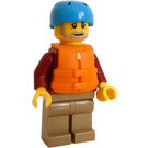 LEGO Rafter W Ciemno czerwony Kurtka Minifigurka