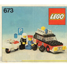 LEGO Rally Auto en Motorbike 673 Instructions