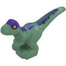 LEGO Raptor Baby mit Blau Markierungen (106406)