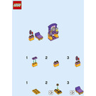 LEGO Rapunzel's Dressing Table Set 302101 Instructions