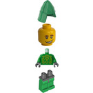 LEGO Rascus avec Printed Torse et Green Neck Protector Casque (from Officially Non Released set 5996-1) Figurine