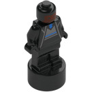 LEGO Ravenclaw Student Statuette with Black Hair and Brown Face Minifigure