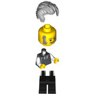 LEGO Receptionist mit Schwarz Waistcoat und Blau Tie Minifigur