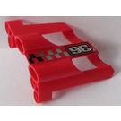 LEGO Red 3D Panel 2 with '96' Sticker (32191)