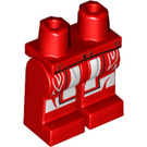 LEGO Rood Akita Minifigure Heupen en benen (3815 / 52970)