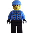 LEGO Red and Blue Team Goalkeeper with "1" Minifigure