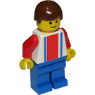 LEGO rot und Blau Team Player mit Number 10 Minifigur