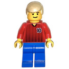 LEGO Czerwony I Niebieski Team Player z Number 10 NA Przód Minifigurka