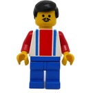 LEGO rouge et Bleu Team Player avec Number 4 sur Retour Figurine