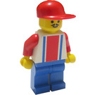 LEGO Red and Blue Team Player with Number 9 Minifigure