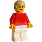 LEGO Червоний і Білий Team Player 2 Мініфігурка