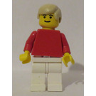 LEGO Červená a Bílá Team Player 2 Minifigurka