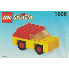 LEGO Red and Yellow Car Set 1606