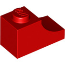 LEGO rot Bogen 1 x 2 Invertiert (78666)