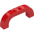 LEGO Rouge Arche 1 x 6 x 2 avec Haut incurvé (6183 / 24434)