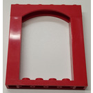 LEGO Red Arch 1 x 6 x 5 with Supports and Plate (30257)