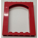 LEGO Red Arch 1 x 6 x 5 with Supports and Plate (30257 / 76034)