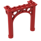 LEGO Red Arch 2 x 6 x 5 Ornamented (2145)