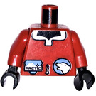 LEGO Rosso Artico Femmina Busto (973)