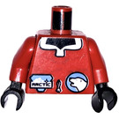 LEGO Red Arctic Female Torso (973)
